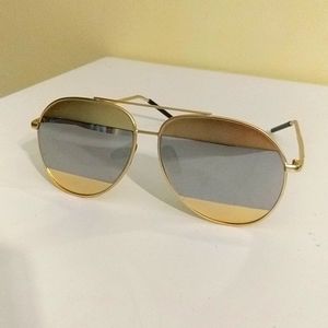 Gold and Mirror Sunglasses (Brand New)